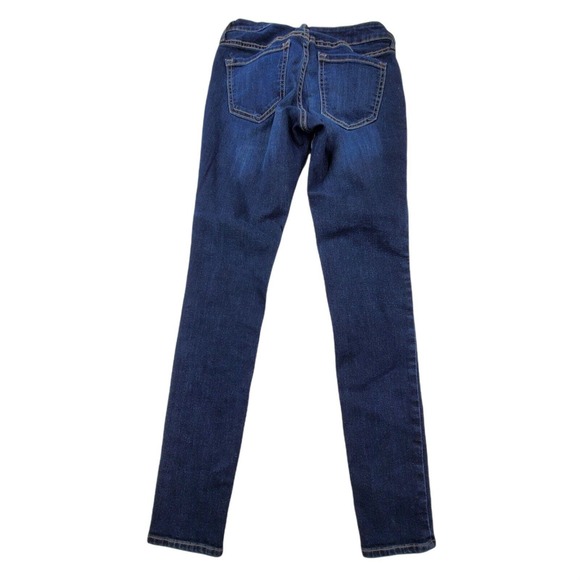 CC - Old Navy Rockstar Skinny Jeans Womens 2 Regular Dark Wash Low Rise Stretch - Picture 2 of 6